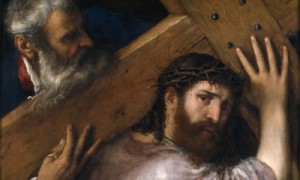 Цициан. «Симон Киринеянин помогает нести крест Христу»